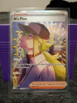 N's Plan SAR 170/086 SV11B Black Bolt English Pokemon TCG 2025 - Image 1