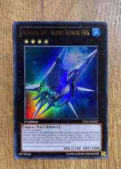 Number 101: Silent Honor ARK | LVAL-EN047 | Ultra Rare | 1st Ed | YuGiOh | Mint - Image 1