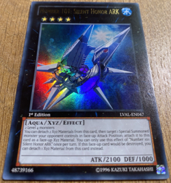 Number 101: Silent Honor ARK | LVAL-EN047 | Ultra Rare | 1st Ed | YuGiOh | Mint - Image 3