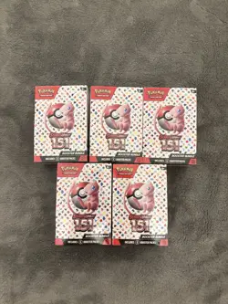 5 x Pokemon Scarlet & Violet 151 Booster Bundle New & Sealed/ SAME DAY DISPATCH - Image 1