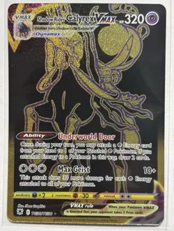 Shadow Rider Calyrex VMAX TG30/TG30 - Astral Radiance Secret Rare Pokemon Card - Image 1