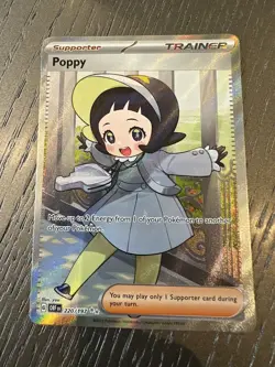 Pokemon Poppy Full Art - Obsidian Flames - 220/197 - Pack Fresh - Image 1