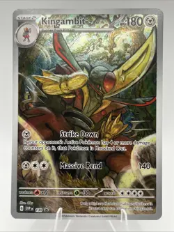 Kingambit 130 Sv: Scarlet & Violet Promo Cards Holo Shrouded Fable Pokemon NM - Image 1