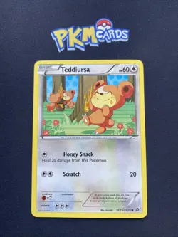 Pokemon TCG Teddiursa Legendary Treasures RC15/RC25 Radiant Collection LP. - Image 1