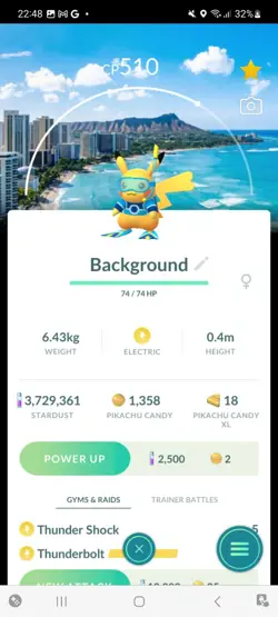 Pokemon Go Pikachu Champonships 2024 ( Normal ) ( Background) - Image 1