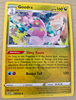 Pokemon TCG Goodra 197/264 Fusion Strike Non-Holo Rare Card - Image 1