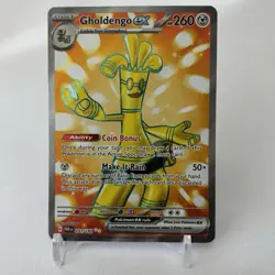 Gholdengo Ex 231/182 Paradox Rift Full Art Ultra Rare Pokemon TCG MINT - Image 1
