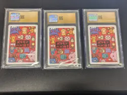 Pokemon Old Maid 🔥 🌿 💦 Charmander Bulbasaur Squirtle All 3 CGC 10 Pristine ✨ - Image 2