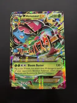 Pokemon TCG M Venusaur EX Holo Rare Mega Full Art Generations 2/83 🔥 LP 🔥 - Image 1