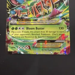 Pokemon TCG M Venusaur EX Holo Rare Mega Full Art Generations 2/83 🔥 LP 🔥 - Image 5