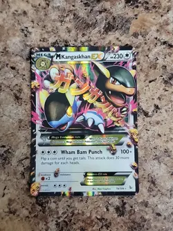 M Kangaskhan EX 79/106 Flashfire Holo 2014 Pokemon Card LP - Image 1