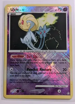 Uxie 43/146 Rare - Crosshatch Holo Promo - Pokemon League - Mint - Image 1
