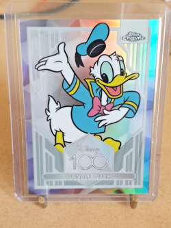 Disney 100 Topps Chrome Singles Refractor "DONALD DUCK" Trading Cards Holo - Image 1