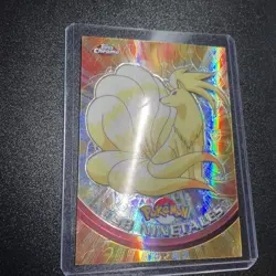 Pokemon Card - Topps Chrome 2000 Holo Pokemon Ninetales #38 Spectra - Chrome - Image 2