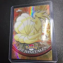 Pokemon Card - Topps Chrome 2000 Holo Pokemon Ninetales #38 Spectra - Chrome - Image 3