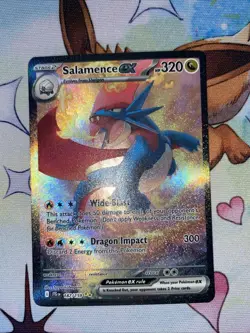 Pokemon TCG Salamence EX 187/159 Journey Together Special Illustration Rare Card - Image 1