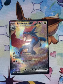 Pokemon TCG Salamence EX 187/159 Journey Together Special Illustration Rare Card - Image 2