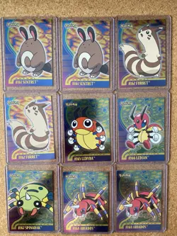 Private Listing Lot of 2001 Pokemon Topps Johto Series 1 Holo Foils 78 Cards - Image 3