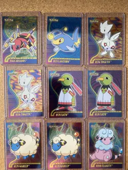 Private Listing Lot of 2001 Pokemon Topps Johto Series 1 Holo Foils 78 Cards - Image 5