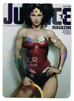 Wonder Woman Cartoon Beauty Goddess Story Custom Art Collectible Anime Card - Image 1