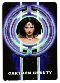 Wonder Woman Cartoon Beauty Goddess Story Custom Art Collectible Anime Card - Image 2