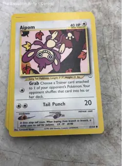 Pokemon Erika Bellsprout Lt. Surge Rattata Aipom Trading Cards Mixed Lot - Image 3