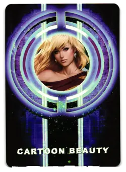 Supergirl Cartoon Beauty Goddess Story Custom Art Collectible Anime Card - Image 2