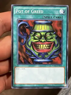 Pot of Greed - YGLD-ENB26 - Unlimited Edition Yugioh! Card - Yugi's Battle City - Image 1