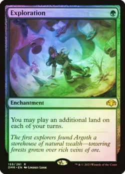 NM+ MTG FOIL Exploration Dominaria Remastered #159 Magic Card - Image 1
