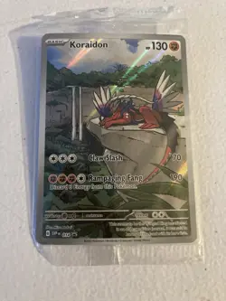 Koraidon 014 Sv: Scarlet & Violet Promo Cards Holo Still Sealed - Image 1