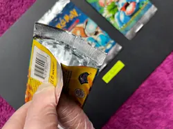 1st Edition DUTCH Base Set open packs x 3 - NO Cards - Image 2