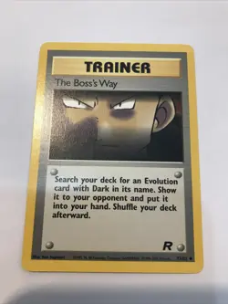 Trainer 73/82 The Boss’s Way Pokemon Card - Image 1