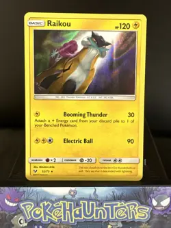 Pokemon Card Raikou 32/73 Shining Legends Rare Holo Near Mint - Image 1