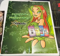 Vintage Trading Card Poster Lot of 3 - Neopets TCG, Mage Knight, Topps Football - Image 4