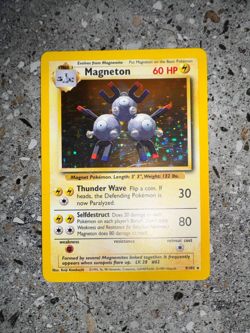 Pokemon TCG Cards Magneton 9/102 Base Set Holo Rare EXC - Image 4