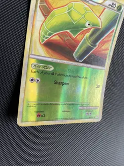 Pokemon TCG Card HeartGold SoulSilver Metapod 46/123 Reverse Holo 2010 LP/MP - Image 4