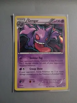 Gengar 60/162 XY Breakthrough Holo Rare Near Mint Pokemon TCG Card - Image 1