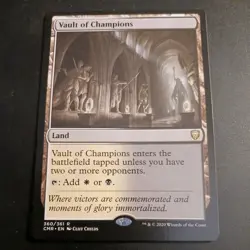 Mtg Vault Of Champions NM Commander Legends 360 Magic Land Card Rare - Image 1