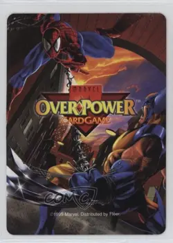 1995 Marvel Overpower CCG Special Character Cards Spider-Man #BQ 8d4 - Image 2