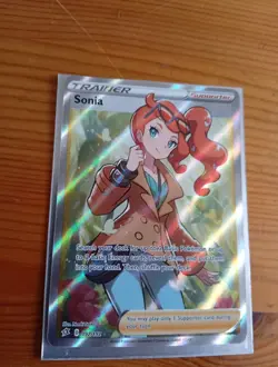 Sonia 192/192 Full Art Trainer Rebel Clash Pokemon TCG NM More Cards Available - Image 1