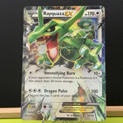 Pokemon TCG Rayquaza EX Ultra Rare Card 75/108 XY: Roaring Skies (Near mint) - Image 1