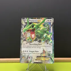 Pokemon TCG Rayquaza EX Ultra Rare Card 75/108 XY: Roaring Skies (Near mint) - Image 2