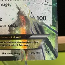 Pokemon TCG Rayquaza EX Ultra Rare Card 75/108 XY: Roaring Skies (Near mint) - Image 5