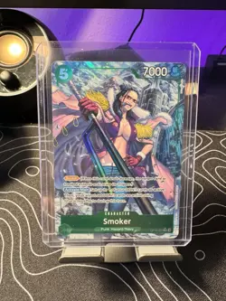 Smoker (Alt Art) OP10-030 SR Royal Blood - ONE PIECE Card Game English Near Mint - Image 1