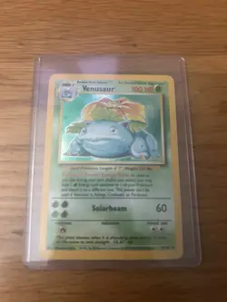 Venusaur 15/102 Base Set Holo 1999 WOTC Rare vintage Pokemon tcg Card NM - Image 1