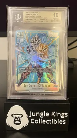 FB01-140 DBS Son Gohan Childhood Alt Art Foil SCR BGS 10 Graded Card - Image 1