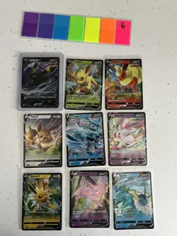 Pokemon Gem Mint Vol.2 Eeveelution V Bundle 9 Cards lot 6 - Image 1