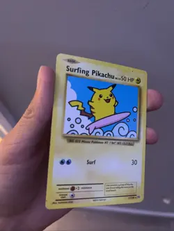 Pokemon Pikachu TCG Surfing Evolutions Card 111/108 Regular Secret Rare - Image 3