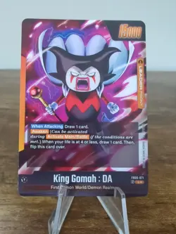 King Gomah : DA FB06-071 L* Alternate Art Leader Dragon Ball Card Rivals Clash - Image 2