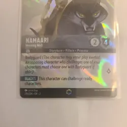 Lorcana Namaari Morning Mist Enchanted Card 216/204 Rise of the Floodborn Disney - Image 3